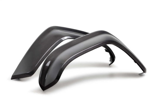 Ford Racing 22-24 Ford Bronco Raptor Carbon Fiber Front Fender Flare Set - Gloss Finish M-16268-BGF