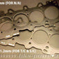 HKS 11 Honda CR-Z 75mm Bore Metal 1.2mm Stopper Head Gasket Set w/ Exhaust Manifold Gasket (CR 8.4) 23009-AH002