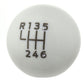 Ford Racing 15-19 Ford Mustang EcoBoost / GT w/ 6-Speed Manual Transmission Bullitt White Shift Knob M-7213-M8B