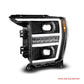 ANZO 21-23 Ford F150 LED Projector Headlight w/Switchback+Sequential - Black (Driver Side Only) 111594-L