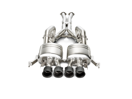 Akrapovic 14-17 Chevrolet Corvette Stingray (C7) Evolution Line Cat Back (Titanium) w/ Carbon Tips S-CO/TI/1