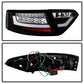 Spyder Audi A5 08-12 LED Tail Lights Black ALT-YD-AA508-LED-BK 5082275