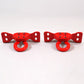 Ford Racing 17-22 Super Duty Tow Hooks - Red (Pair) M-18954-SDR