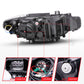 Anzo 2012-2015 BMW 3 Series Projector Headlights w/ U-Bar Black