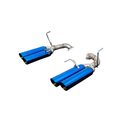 Remark 2015+ Subaru WRX/STI VA Boso Edition Axle Back Exhaust w/ Burnt Blue Single Wall Tip