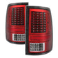 SPYDER xTune Dodge Ram 1500 09-14 Incandescent Model Only LED Tail Lights - Red Clear ALT-JH-DR09-LED-CS-RC 9037498