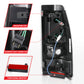 ANZO 2003-2006 Chevy Silverado 1500 LED Taillights Plank Style Black w/Clear Lens 311333