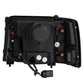 AlphaRex 92-96 Ford F-Series/Bronco NOVA-Series LED Proj Headlight Alpha-Bk w/Actv Light SS & SBDRL 880269 *Discontinued