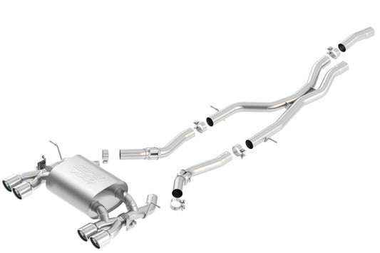 Borla 15-18 BMW F80/F82 M3/M4 36.5in Tip (Dual Split Rear Exit) ATAK Cat-Back Exhaust 140731