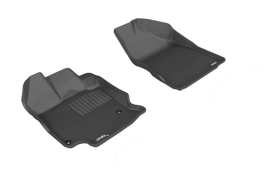 3D MAXpider 2012-2012 Toyota Venza Kagu 1st Row Floormat - Black L1TY13311509