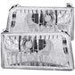 Anzo 1992-1996 Ford F-150 Crystal Headlights Chrome