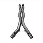 Corsa Performance 2015 Ford Mustang GT 5.0 3" Double X Pipe (Will Fit Factory Exhaust)