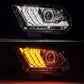 AlphaRex 10-12 Ford Mustang LUXX LED Proj Headlights Plank Style Chrome w/Activ Light/Seq Signal 880117 *Discontinued