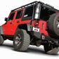 Borla 12-14 Jeep Wrangler JK 2/4Dr Rr Section ATAK Single Square Rlld Angle-Cut Black Chrome Exhaust 11860BC