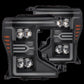 AlphaRex 20-22 Ford F-250/350/450 SD NOVA-Series LED Proj Headlights Bk w/Actv Light SeqSig & SBDRL 880338 *Discontinued