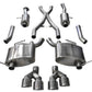 Corsa 11-20 Jeep Grand Cherokee 3.6L V6 Polished Sport Cat-Back Exhaust 14984