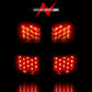 Anzo 2000-2006 Chevrolet Suburban LED Taillights Red/Clear