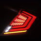 AlphaRex 16-21 Honda Civic Hatchback / Type-R FK8 Nova-Series LED Tail Lights (Pair) - Black 676020 *Discontinued
