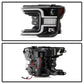 Spyder 18-19 Ford F-150 Proj Headlights - Halogen Model - LED Seq Turn - Blk PRO-YD-FF15018-LBSEQ-BK 5086648