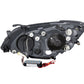 Anzo 2001-2005 Lexus Is300 Projector Headlights w/ Halo Black