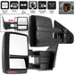 SPYDER xTune Ford F-150 07-14 Heated Amber LED Signal Telescoping Mirror - SET MIR-FF15007S-PWH-AM-SET 9936791