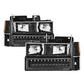 SPYDER Xtune 92-94 Blazer Full Size Corner/LED Bumper Headlights Black HD-JH-CCK88-LED-AM-BK-SET 5069542