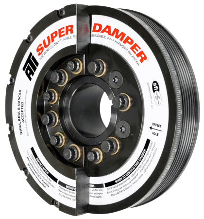 ATI Damper - 7.425in - Steel - 6 Grv - Duramax - 01-05 - LB7 & LLY - Ext Bal - 3 Ring - Diesel