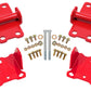 BMR Suspension BMR 78-87 G-Body Motor Mount Kit Upper & Lower Solid - Red MM461R