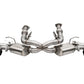 Corsa 2020 Corvette C8 3in Valved Cat-Back 4.5in Blk Quad Tips Fits Factory Perf Exhaust Deletes AFM 21103BLK
