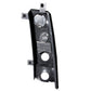 Anzo 2003-2015 Chevrolet Express Taillights Black