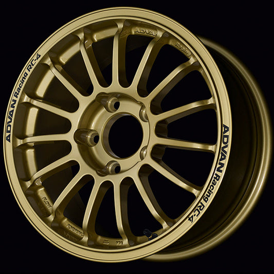Advan RC-4 Wheel - 15x6.0 / Offset +40 / 4x100 - Rally Gold YAU5C40AZ
