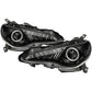 Spyder Scion FRS 12-14 Projector Headlights DRL LED Black PRO-YD-SFRS12-BK 5075413