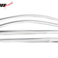 2015-2020 Chevrolet Suburban Chrome ABS Window Visors Tape On 4PCS