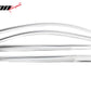 2015-2020 Chevrolet Tahoe Chrome Window Visors Tape On Deflectors 4PCS