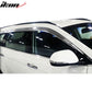 2017-2018 Hyundai Santa Fe Tape-On Chrome 6PCS Window Visors Guard ABS