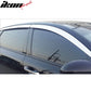 2016-2020 Kia Optima Tape-On Chrome 6PCS Window Visors Vent Guards ABS