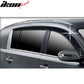 2011-2016 Kia Sportage Tape-On Dark Smoke 4PCS Window Visors Guard ABS