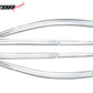 2015-2023 Nissan Murano Chrome Window Visors Tape On Deflectors 6PCS