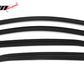 2014-2019 Toyota Corolla Sedan Dark Smoke ABS Window Visor Tape On 4PC