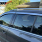 2009-2017 Volkswagen Tiguan Chrome Window Visors Rain Sun Guard ABS