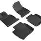 3D MAXpider 12-18 Maserati Granturismo Sport Kagu Floor Mat- Black R1 R2 L1MR00501509