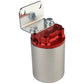 Aeromotive 10 Micron, Red/Polished Canister Fuel Filter