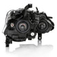 ANZO 2013-2015 Nissan Altima Projector Headlight Chrome Amber 121550