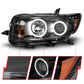Anzo 2008-2010 Scion Xb Projector Headlights w/ Halo Black