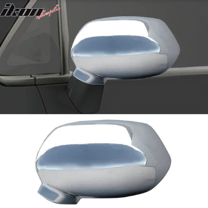 2007-2008 Honda Fit Rear Side View Mirror Covers  Overlay Chrome ABS