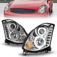 Anzo 2003-2007 Infiniti G35 Projector Headlights w/ Halo Chrome (CCFL)