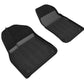 3D MAXpider 19-21 Porsche Cayenne 2021 Cayenne GTS Elegant Hybrid 1st Row Floormat - Black SLPO01914709