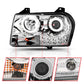 Anzo 2005-2010 Chrysler 300 Projector Headlights w/ Halo Chrome