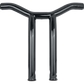 Burly Brand Dominator Raked Bar 12in - Matte Black B12-6052SB