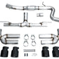 AWE Tuning AWE 22-24 Audi 8Y S3 Track Edition Exhaust  - Diamond Black Tips 3020-43897